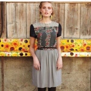 Anthropologie Ailanto floral patchwork dress - size 4